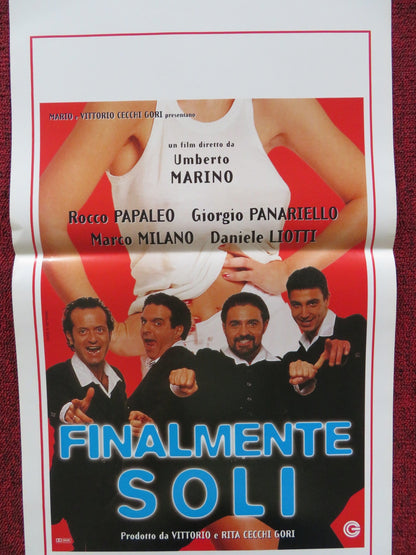 FINALMENTE SOLI ITALIAN LOCANDINA POSTER ROCCO PAPALEO GIORGIO PANARIELLO 1997 Rendezvous Cinema Movie posters