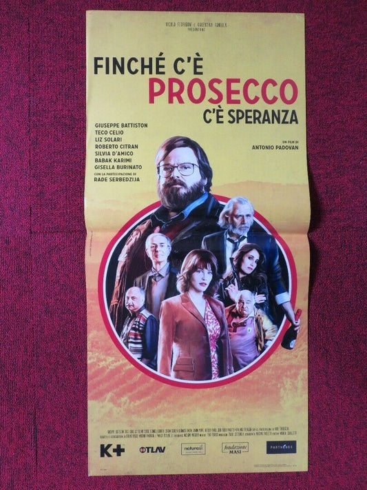 FINCHE CE PROCECCO CE SPERANZA ITALIAN LOCANDINA (26.5"x12.5") POSTER 2017 Movie posters