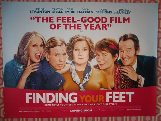 FINDING YOUR FEET BRITISH QUAD (30"x 40")ROLLED POSTER JOANNA LUMLEY CELIA IMRIE Movie posters