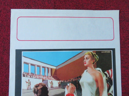 FINE COTIGIANA D'ORIENTE ITALIAN LOCANDINA (27.5"x13") POSTER ELENA KLEUS 1953 Movie posters