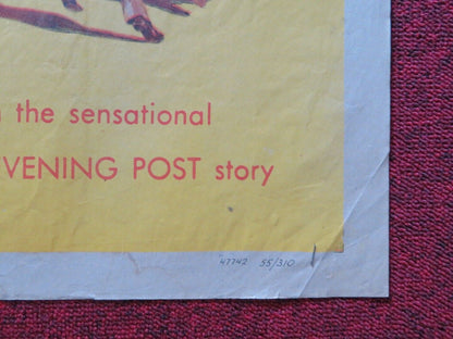 FINGER MAN FOLDED US ONE SHEET POSTER FORREST TUCKER FRANK LOVEJOY 1955 Movie posters