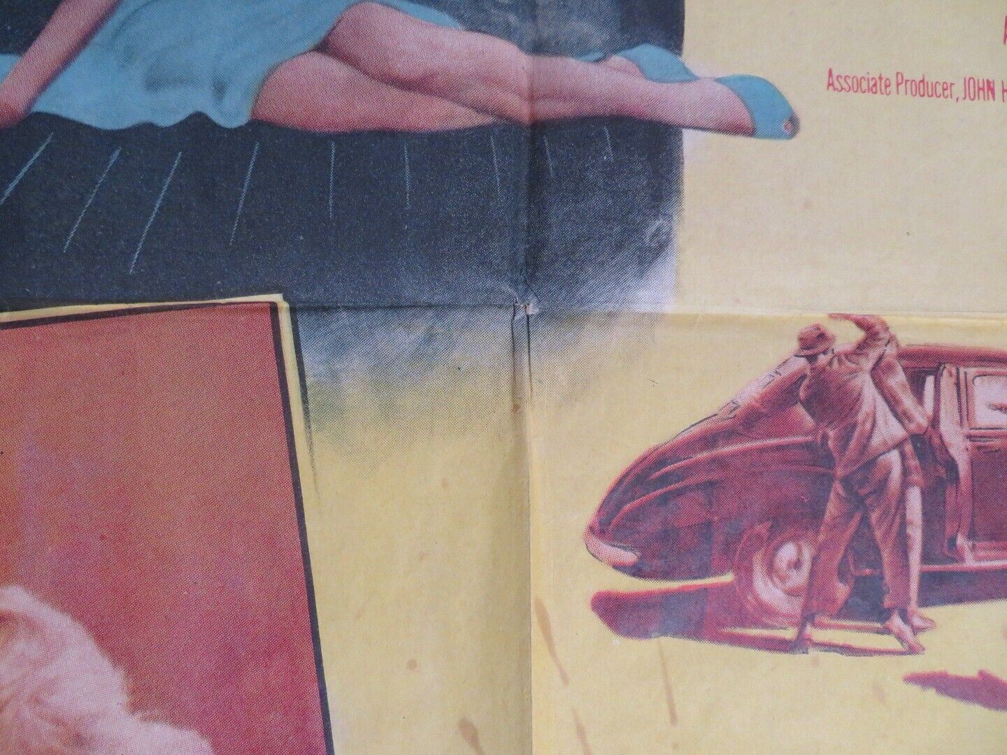 FINGER MAN FOLDED US ONE SHEET POSTER FRANK LOVEJOY 1955 Movie posters