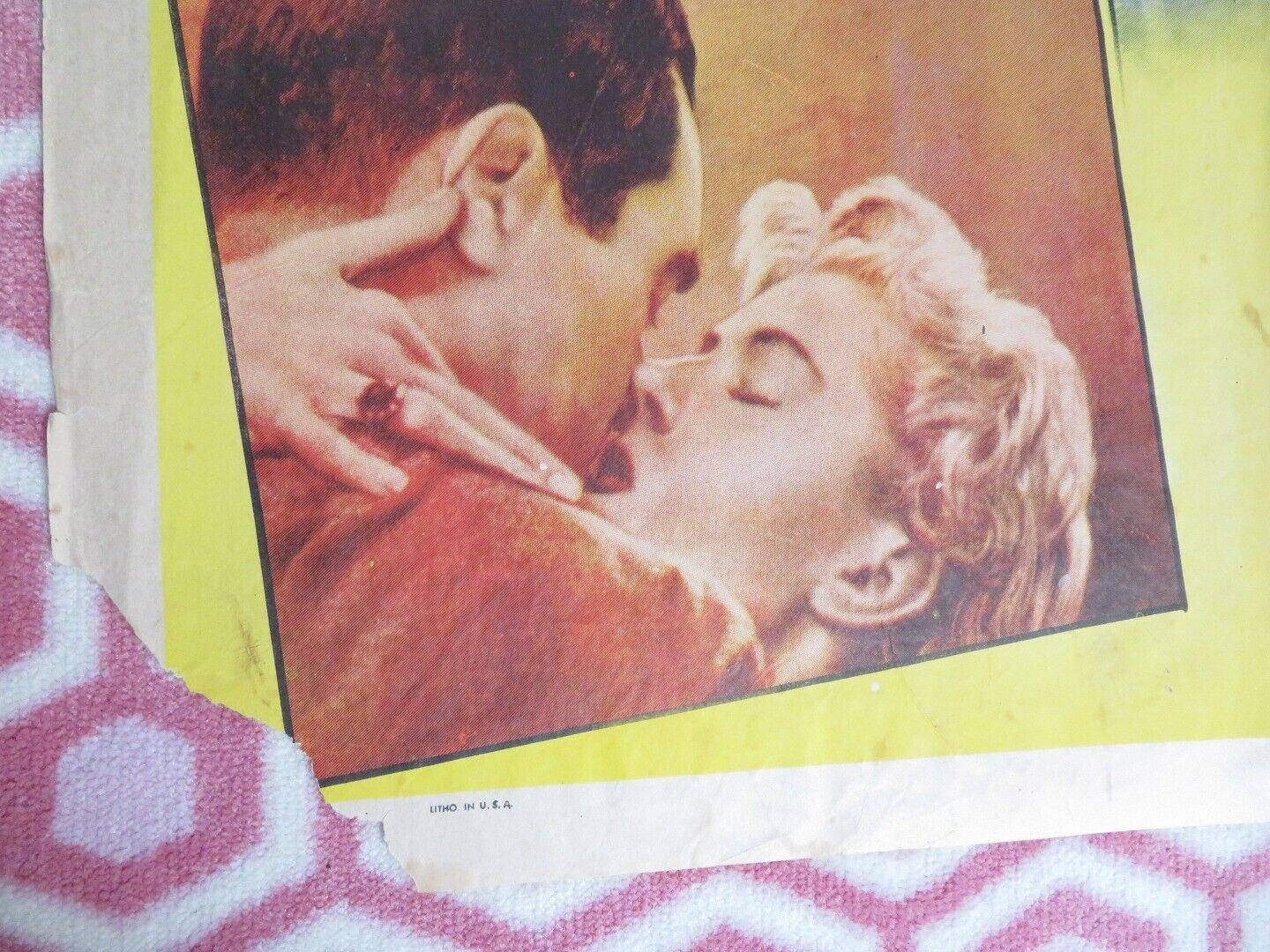 FINGER MAN FOLDED US ONE SHEET POSTER FRANK LOVEJOY 1955 Movie posters