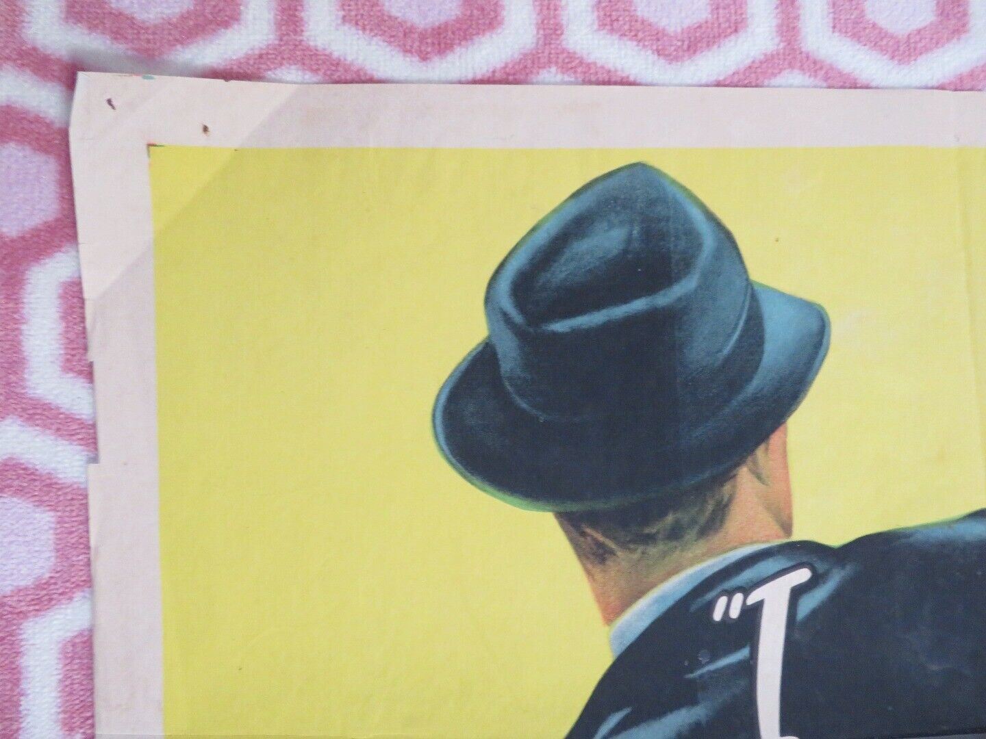 FINGER MAN FOLDED US ONE SHEET POSTER FRANK LOVEJOY 1955 Movie posters