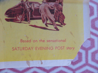 FINGER MAN FOLDED US ONE SHEET POSTER FRANK LOVEJOY 1955 Movie posters