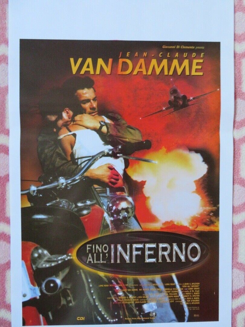 FINO ALL 'NFERNO / Inferno ITALIAN LOCANDINA (27.5"x13") POSTER 1999 Movie posters