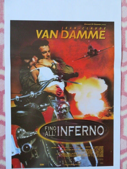 FINO ALL 'NFERNO / Inferno ITALIAN LOCANDINA (27.5"x13") POSTER 1999 Movie posters