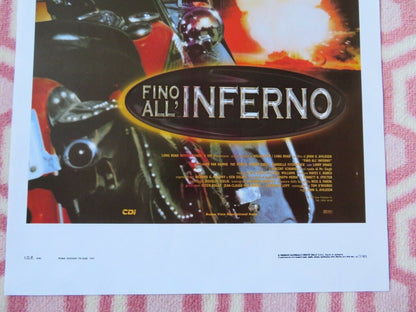 FINO ALL 'NFERNO / Inferno ITALIAN LOCANDINA (27.5"x13") POSTER 1999 Movie posters