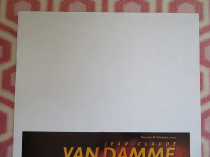 FINO ALL'INFERNO / Inferno ITALIAN LOCANDINA (27.5"x13") POSTER VAN DAMME 1999 Movie posters