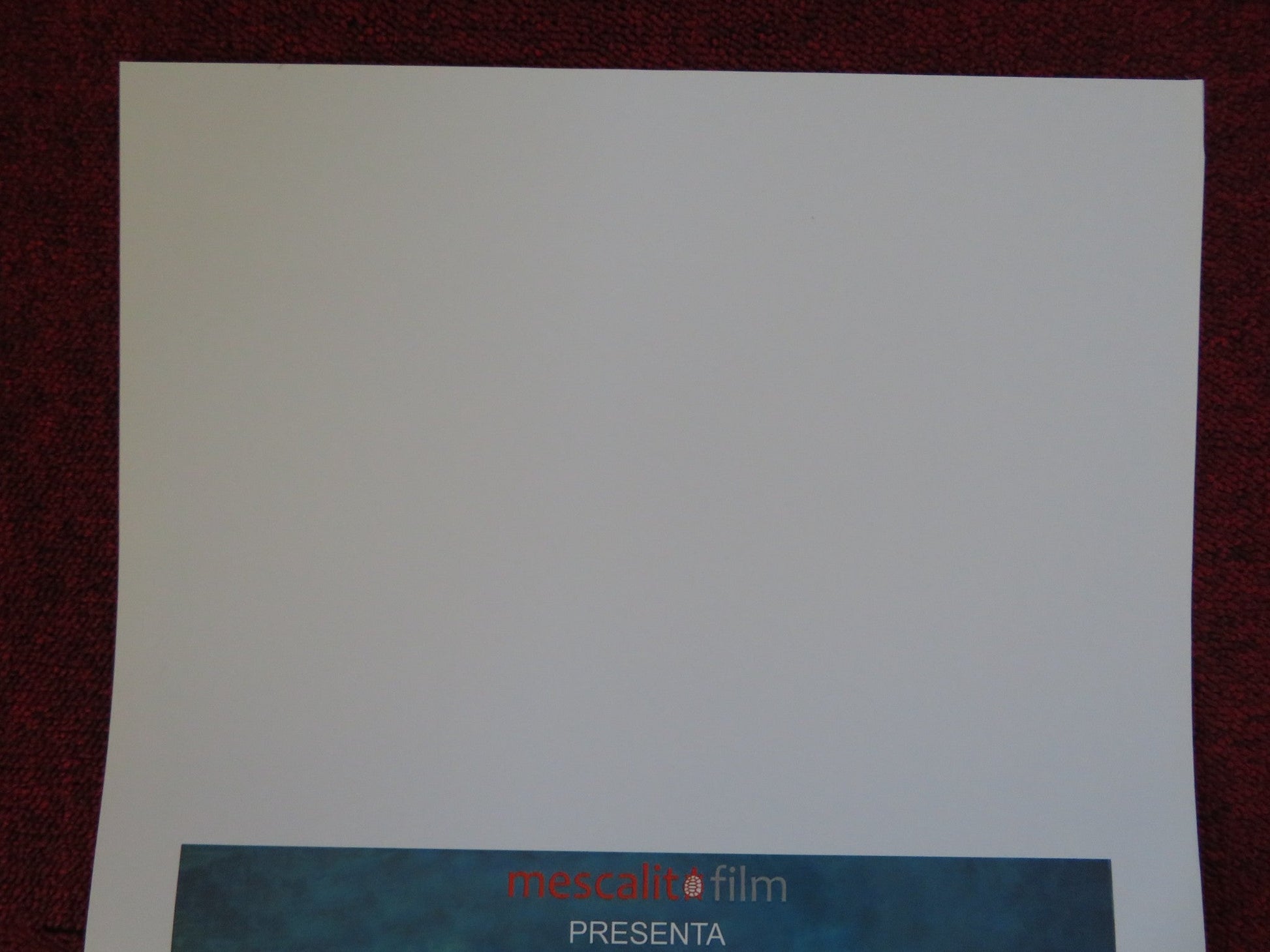 FIORE RIBELLE ITALIAN LOCANDINA (27.5"x13") POSTER PRINCE SHAH S. SHEKHAR 2016 Rendezvous Cinema Movie posters