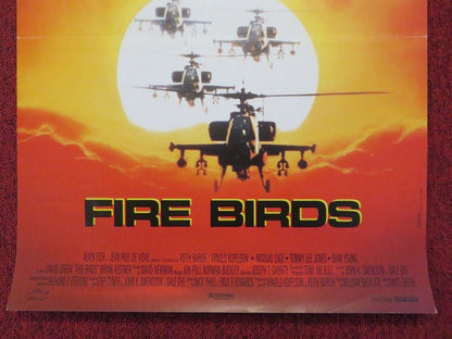 FIRE BIRDS FRENCH (15"x 21") POSTER NICOLAS CAGE TOMMY LEE JONES 1990 - Rendezvous Cinema