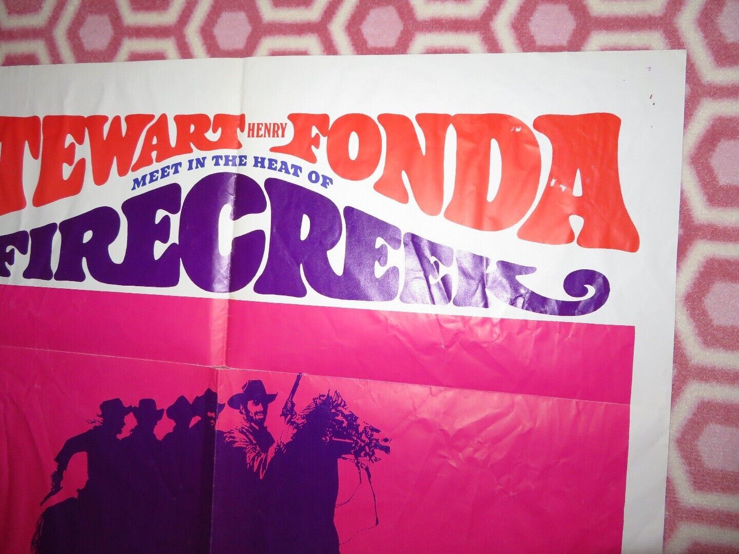 FIRE CREEK US ONE SHEET (27"x 41") POSTER JAMES STEWART HENRY FONDA 1967 Movie posters