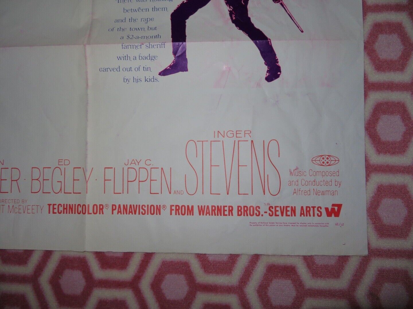 FIRE CREEK US ONE SHEET (27"x 41") POSTER JAMES STEWART HENRY FONDA 1967 Movie posters