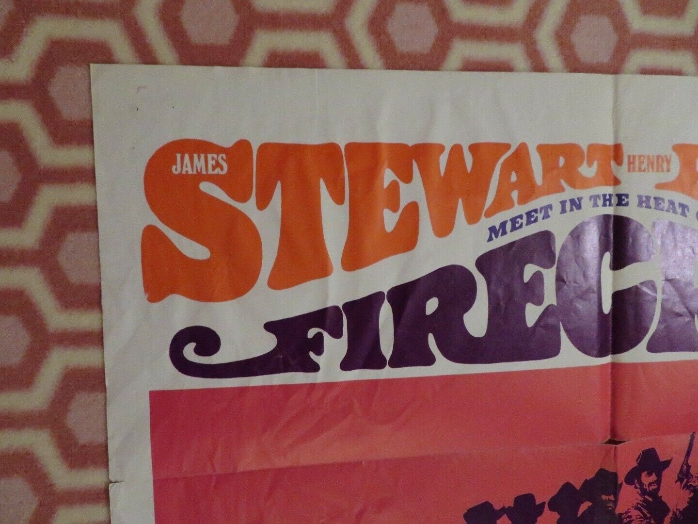 FIRE CREEK US ONE SHEET POSTER JAMES STEWART HENRY FONDA 1967 Movie posters