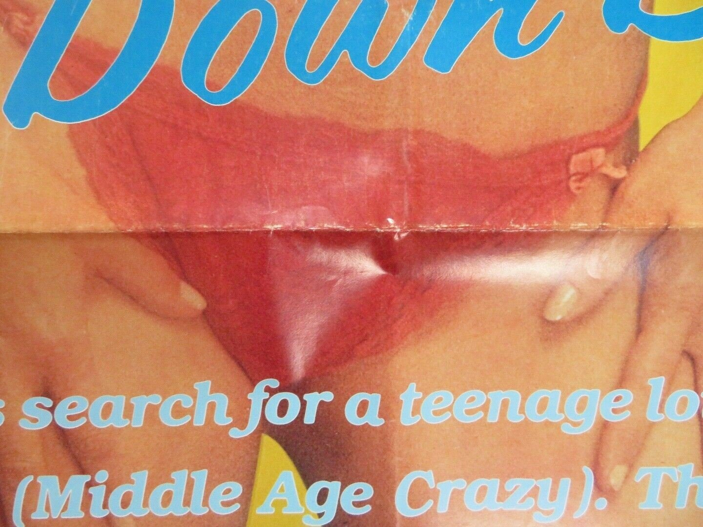 FIRE DOWN BELOW / Red Heat US ONE SHEET POSTER FRANK MARGELLO 1976 Movie posters