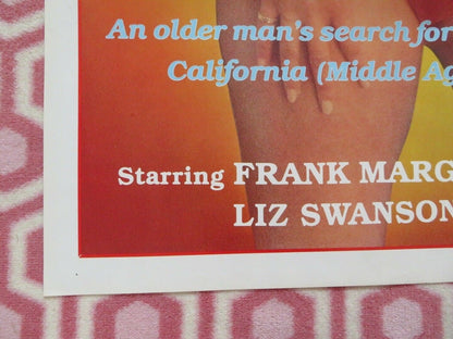 FIRE DOWN BELOW / Red Heat US ONE SHEET POSTER FRANK MARGELLO 1976 Movie posters