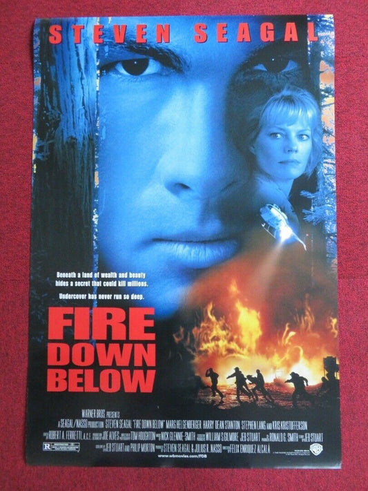 FIRE DOWN BELOW US ONE SHEET ROLLED POSTER STEVEN SEAGAL 1997 Movie posters