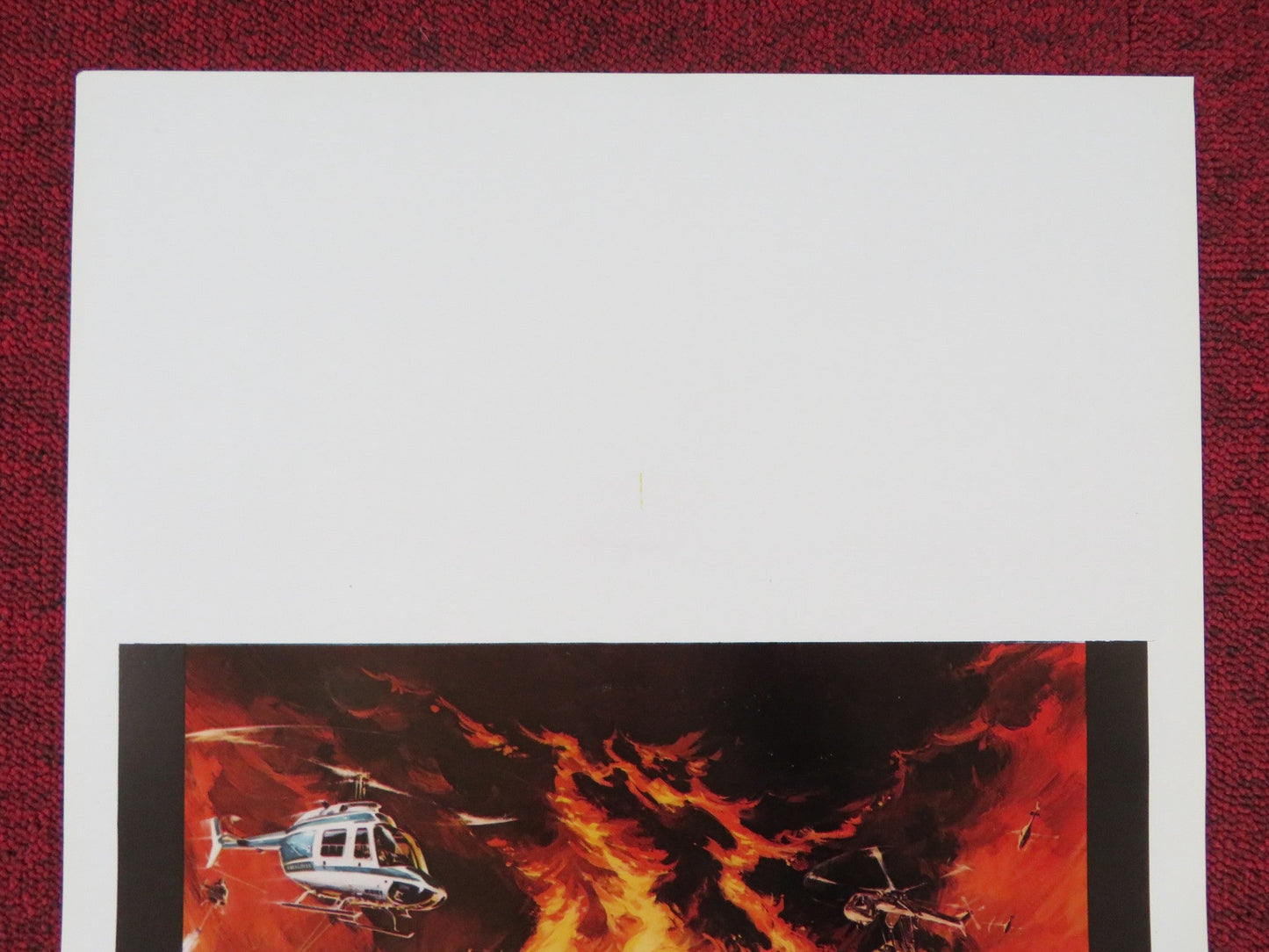FIRE ITALIAN LOCANDINA POSTER ERNEST BORGNINE VERA MILES 1977 Rendezvous Cinema Movie posters