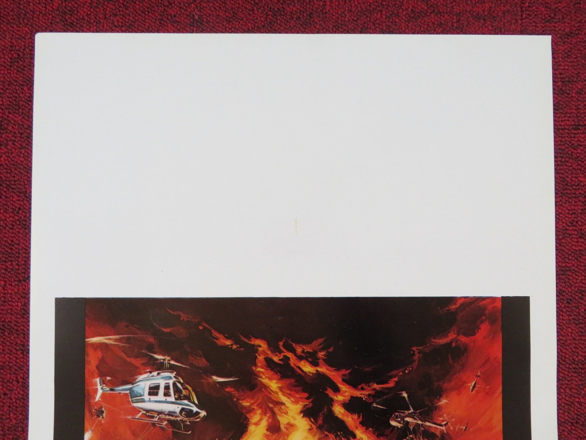 FIRE ITALIAN LOCANDINA POSTER ERNEST BORGNINE VERA MILES 1977 Rendezvous Cinema Movie posters