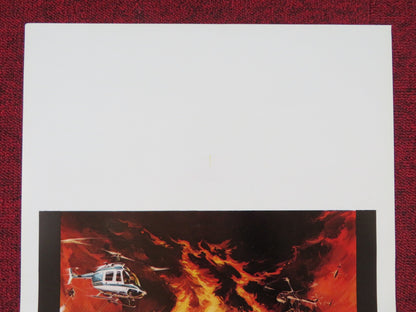 FIRE ITALIAN LOCANDINA POSTER ERNEST BORGNINE VERA MILES 1977 Rendezvous Cinema Movie posters