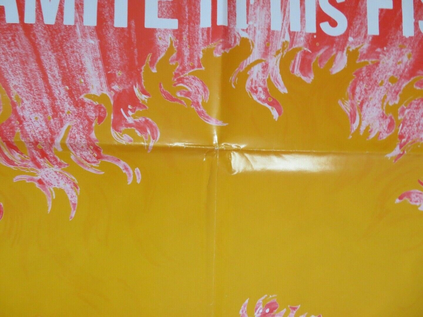 FIRE OF THE TIGER KUNG FU FOLDED US ONE SHEET POSTER CHEW YIP SAI-HO-KAI 1970'S - Rendezvous Cinema