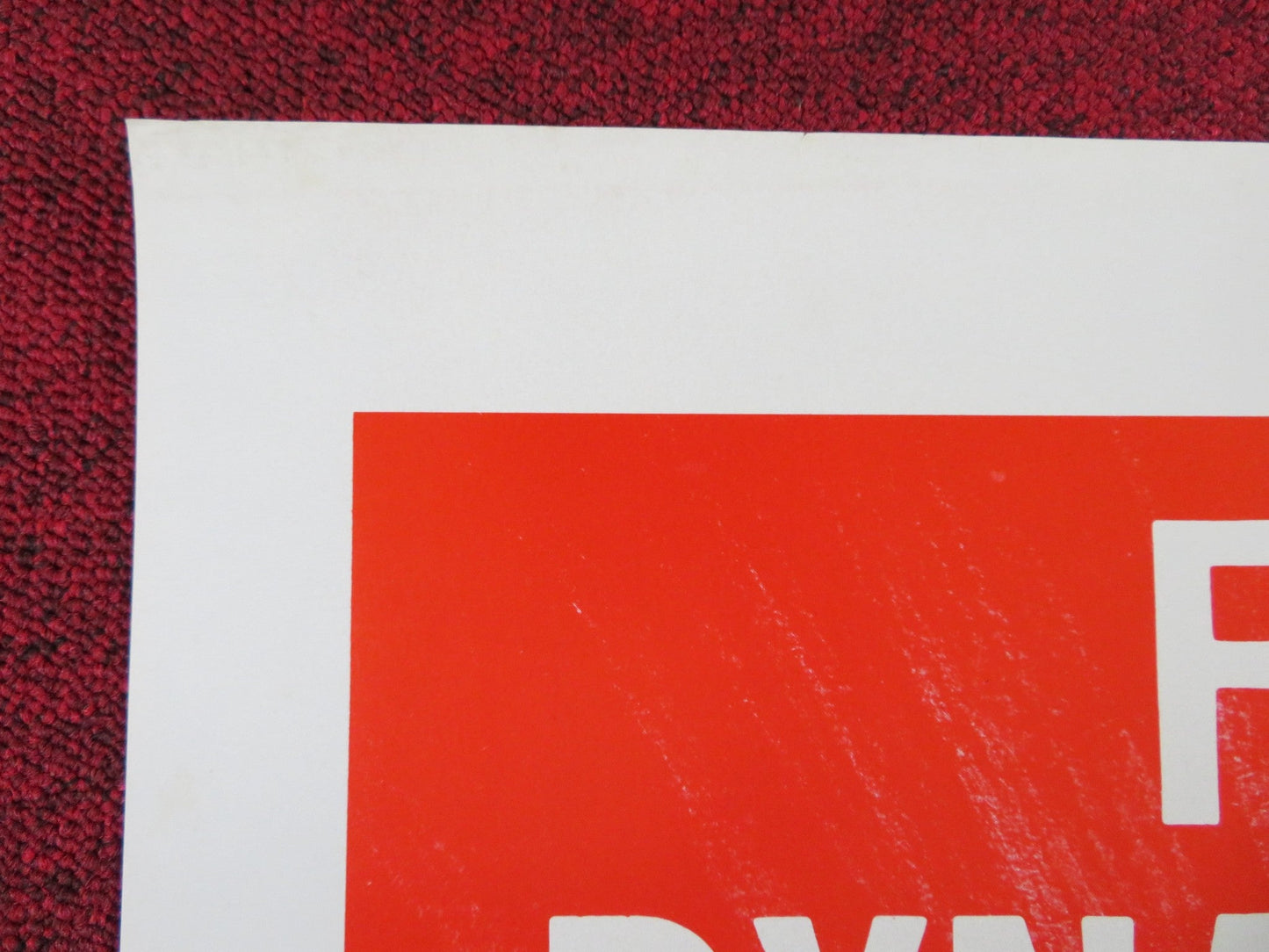 FIRE OF THE TIGER US ONE SHEET ROLLED POSTER KUNG FU CHEW YIP SAI - HO - KAI 70s Rendezvous Cinema Movie posters