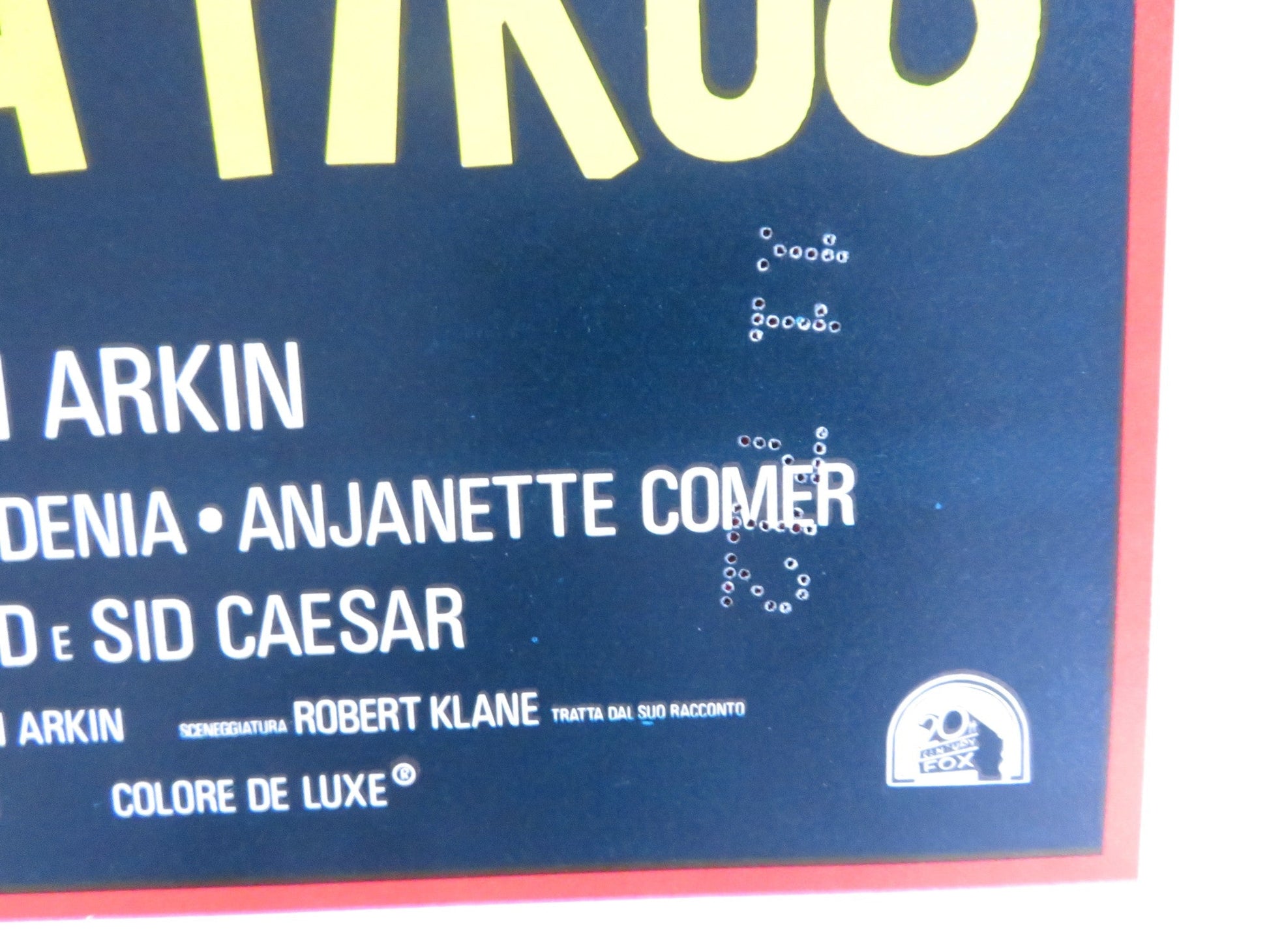 FIRE SALE ITALIAN LOCANDINA POSTER ALAN ARKIN ROB REINER 1977 Rendezvous Cinema Movie posters