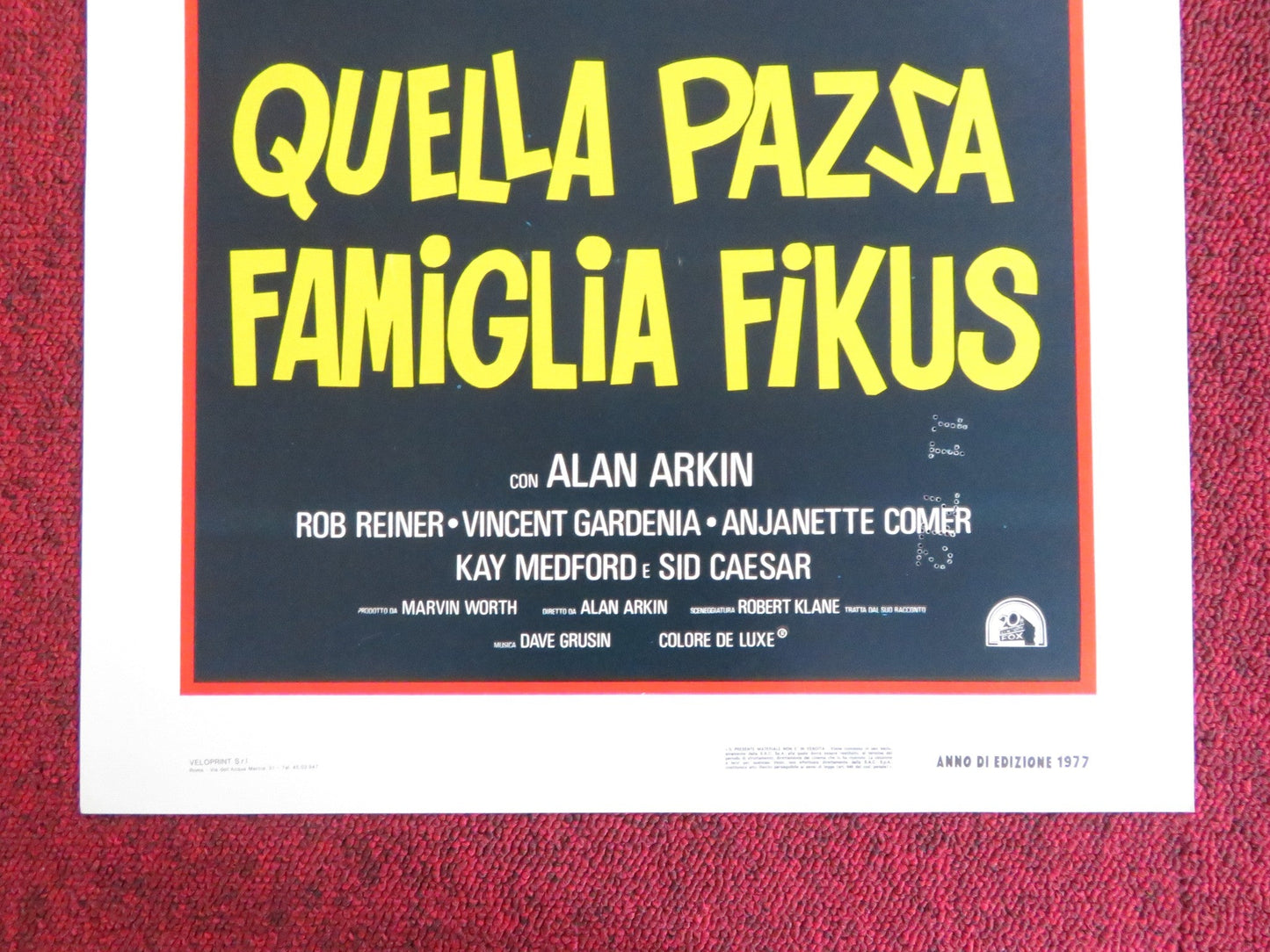 FIRE SALE ITALIAN LOCANDINA POSTER ALAN ARKIN ROB REINER 1977 Rendezvous Cinema Movie posters