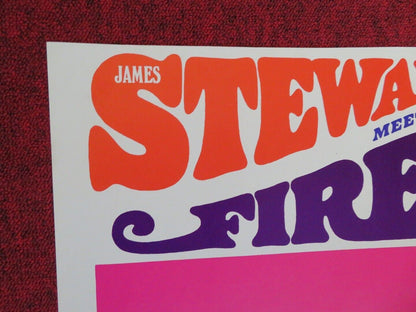 FIRECREEK FOLDED US ONE SHEET POSTER HENRY FONDA JAMES STEWART 1968 Movie posters