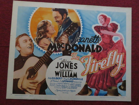 FIREFLY US HALF SHEET (22"x 28") POSTER JEANETTE MACDONALD ALLAN JONES 1962 Rendezvous Cinema Movie posters