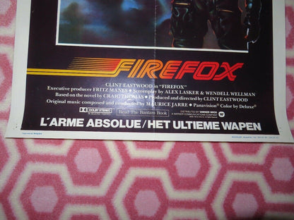 FIREFOX BELGUIM (22"x 14") POSTER CLINT EASTWOOD CRAIG THOMAS 1982 - Rendezvous Cinema