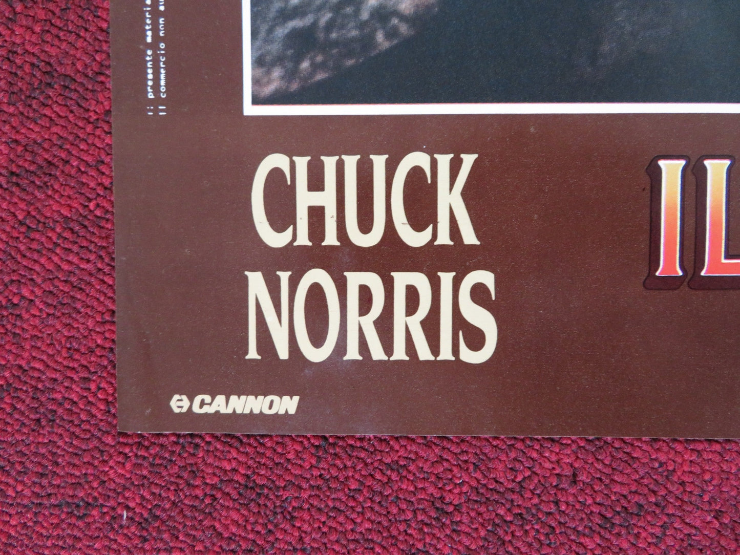 FIREWALKER - D ITALIAN FOTOBUSTA POSTER CANNON CHUCK NORRIS 1986 Rendezvous Cinema Movie posters