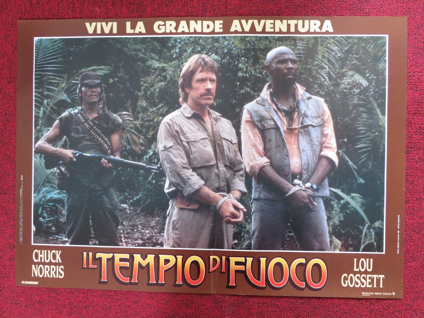 FIREWALKER - E ITALIAN FOTOBUSTA POSTER CANNON CHUCK NORRIS 1986 Rendezvous Cinema Movie posters