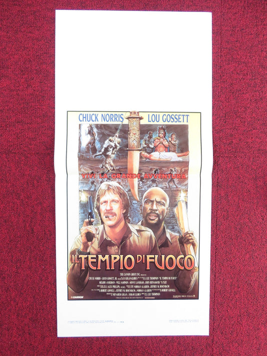 FIREWALKER ITALIAN LOCANDINA POSTER CANNON CHUCK NORRIS LOU GOSSETT 1986 Rendezvous Cinema Movie posters