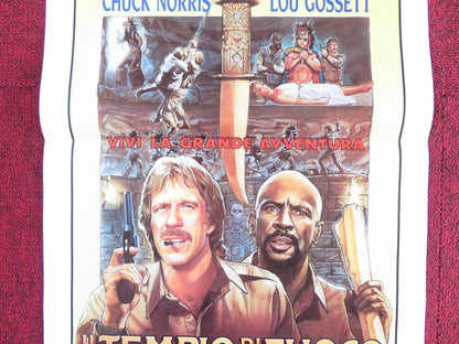 FIREWALKER ITALIAN LOCANDINA POSTER CANNON CHUCK NORRIS LOU GOSSETT 1986 Rendezvous Cinema Movie posters