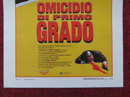 FIRST DEGREE ITALIAN LOCANDINA POSTER LESLIE HOPE ROB LOWE 1995 Rendezvous Cinema Movie posters