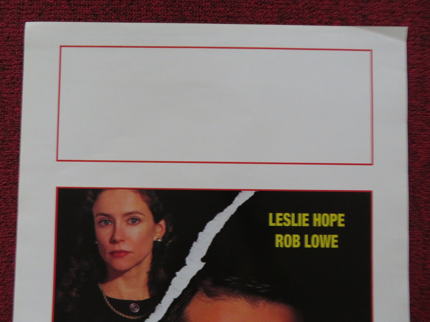 FIRST DEGREE ITALIAN LOCANDINA POSTER LESLIE HOPE ROB LOWE 1995 Rendezvous Cinema Movie posters