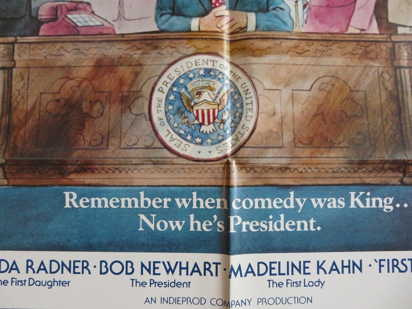 FIRST FAMILY TEASER US ONE SHEET POSTER GILDA RADNER BOB NEWHART 1980 Rendezvous Cinema Movie posters