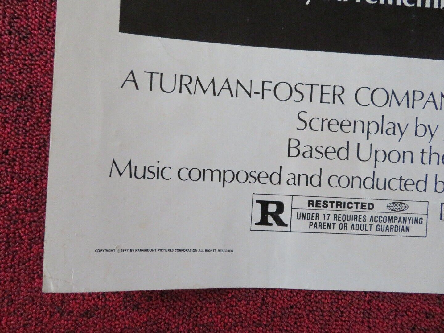 FIRST LOVE US HALF SHEET (22"x 28") POSTER WILLIAM KATT SUSAN DEY 1977 Movie posters