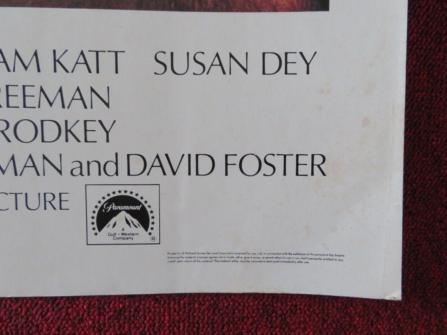 FIRST LOVE US HALF SHEET (22"x 28") POSTER WILLIAM KATT SUSAN DEY 1977 Movie posters