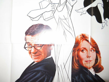 FIRST MONDAY IN OCTOBER US ONE SHEET POSTER WALTER MATTHAU JILL CLAYBURG 1981 Movie posters