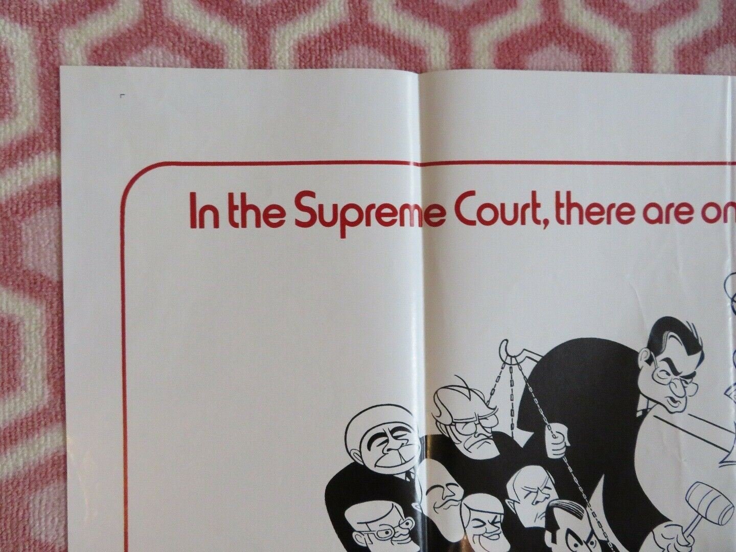 FIRST MONDAY IN OCTOBER US ONE SHEET POSTER WALTER MATTHAU JILL CLAYBURG 1981 Movie posters