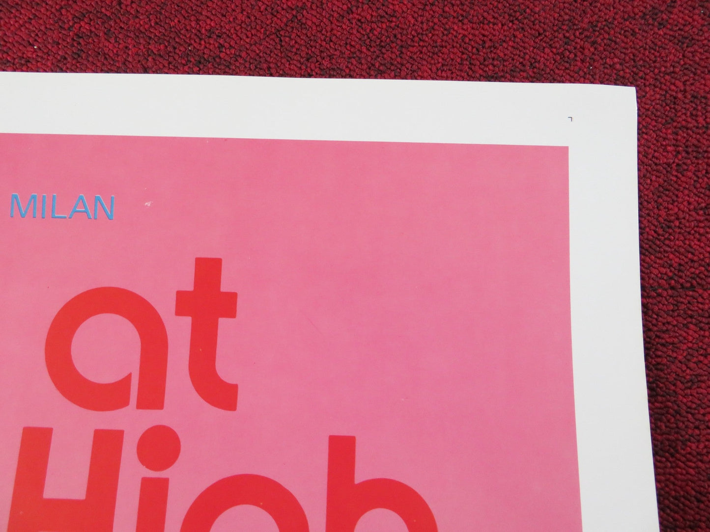 FIRST TIME AT CHERRY HIGH US TRI FOLDED ONE SHEET ROLLED POSTER R. SYMMER 1984 Rendezvous Cinema Movie posters