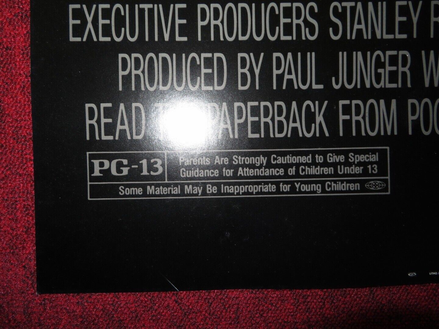 FIRSTBORN FOLDED US ONE SHEET POSTER TERI GARR PETER WELLER 1984 Movie posters