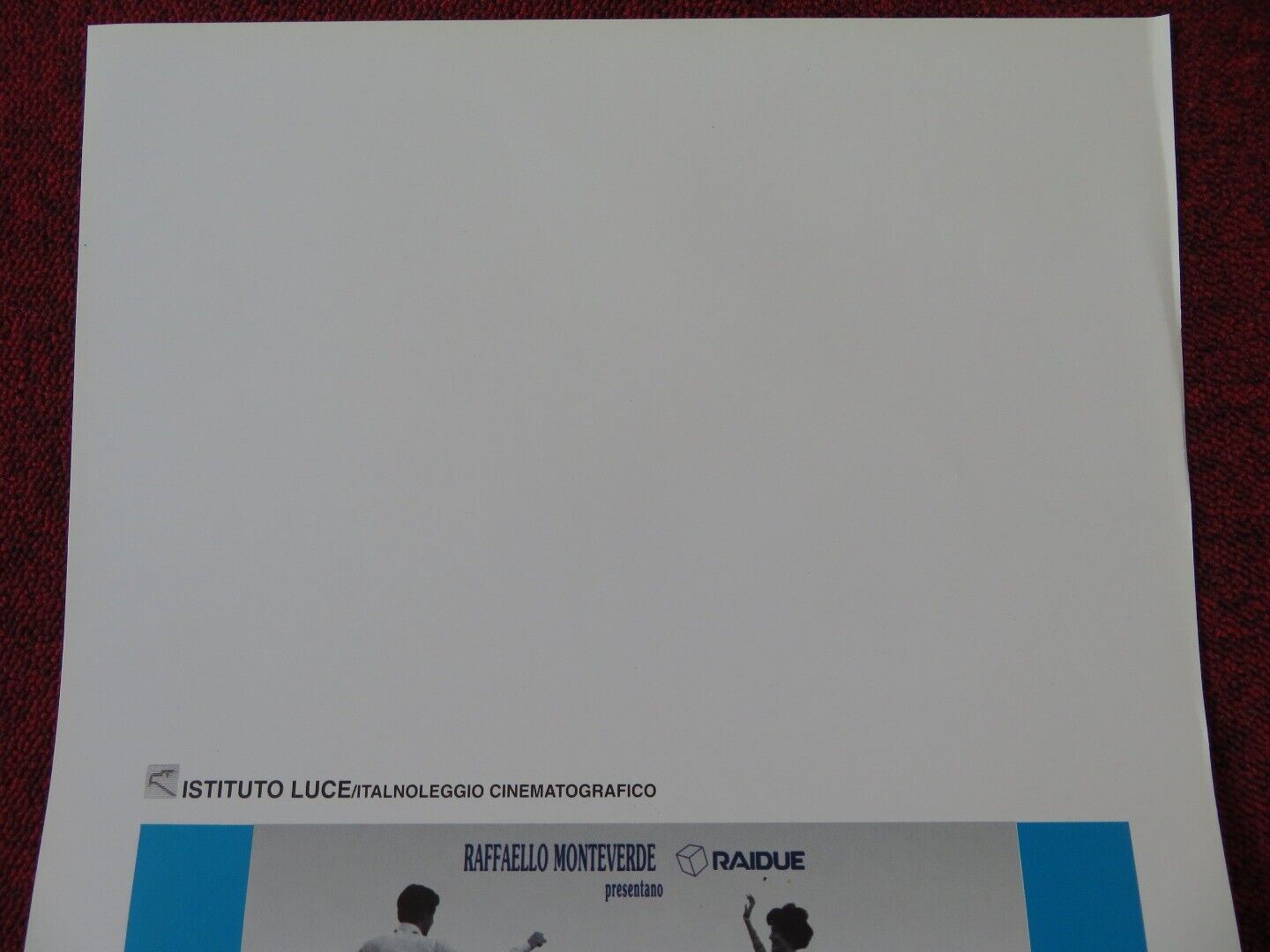 FISH SOUP ITALIAN LOCANDINA (27.5"x13") POSTER CHIARA CASELLI ANDREA PRODAN 1992 Movie posters