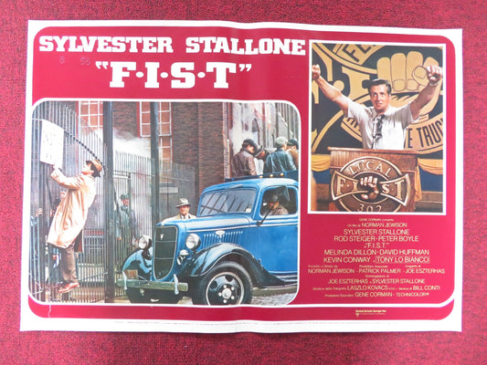 F.I.S.T. - A ITALIAN FOTOBUSTA POSTER SYLVESTER STALLONE ROD STEIGER 1978 Rendezvous Cinema Movie posters