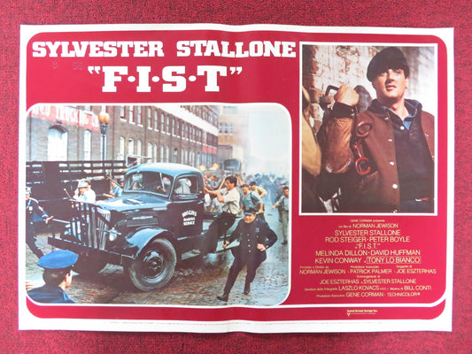 F.I.S.T. - B ITALIAN FOTOBUSTA POSTER SYLVESTER STALLONE ROD STEIGER 1978 Rendezvous Cinema Movie posters