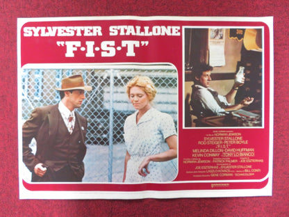 F.I.S.T. - D ITALIAN FOTOBUSTA POSTER SYLVESTER STALLONE ROD STEIGER 1978 Rendezvous Cinema Movie posters