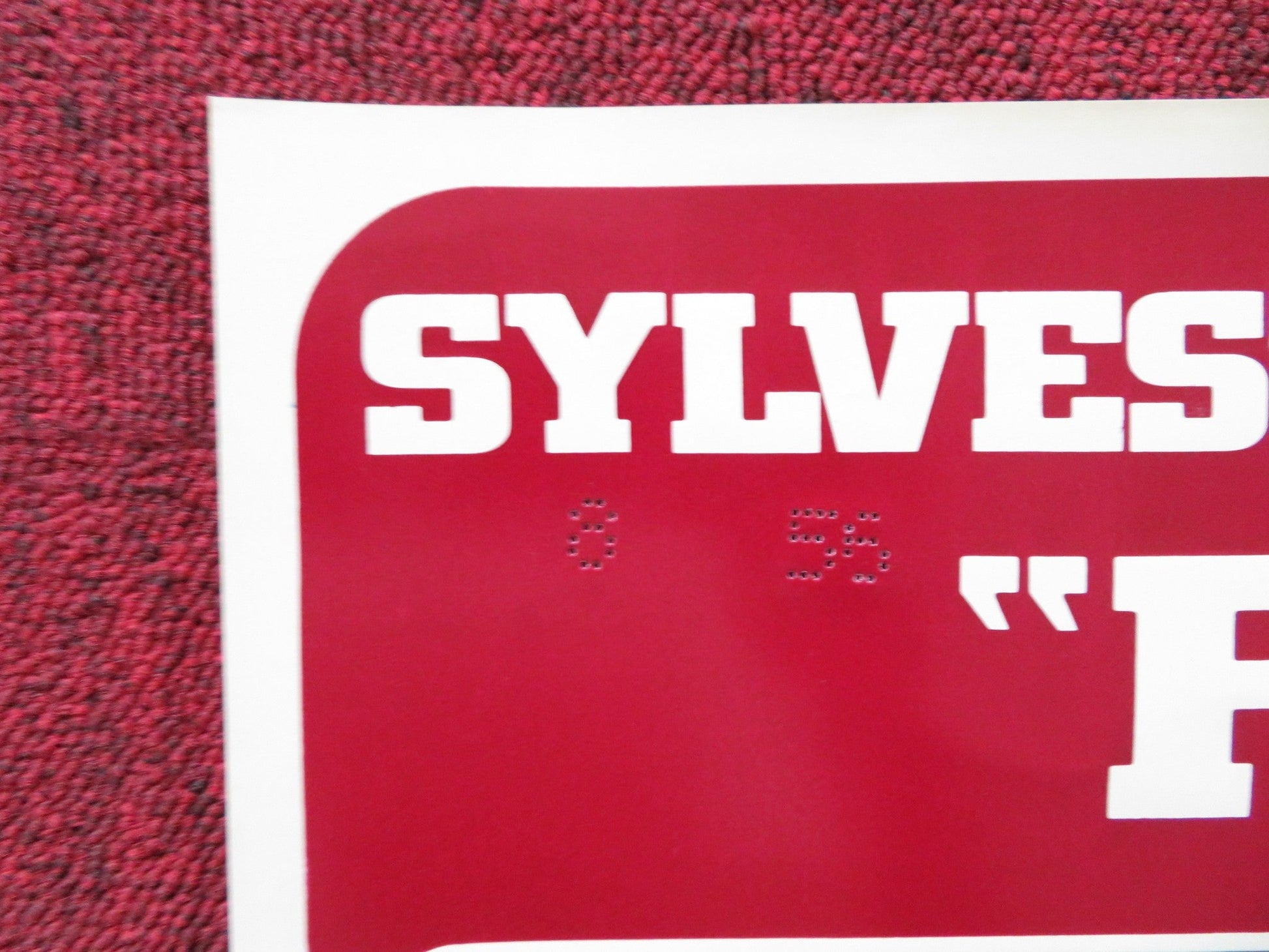 F.I.S.T. - E ITALIAN FOTOBUSTA POSTER SYLVESTER STALLONE ROD STEIGER 1978 Rendezvous Cinema Movie posters