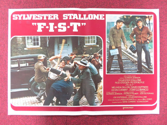 F.I.S.T. - F ITALIAN FOTOBUSTA POSTER SYLVESTER STALLONE ROD STEIGER 1978 Rendezvous Cinema Movie posters